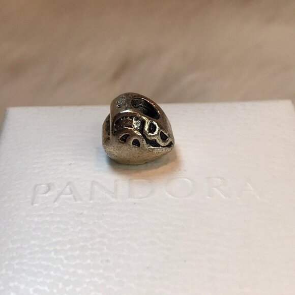 Pandora Silver Heart Charm 925 - Picture 1 of 6